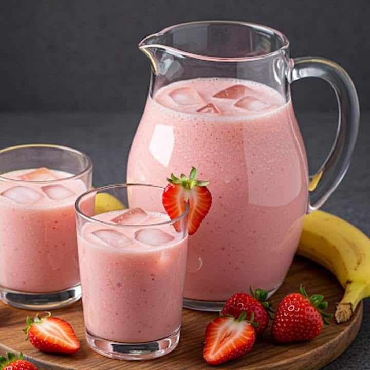 Acqua cremosa banana fragola