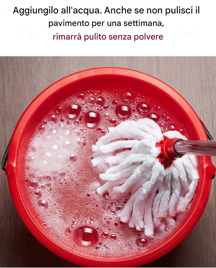 acqua pulita senza polvere