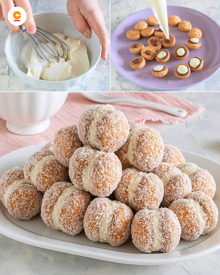 Baci di amaretti e mascarpone