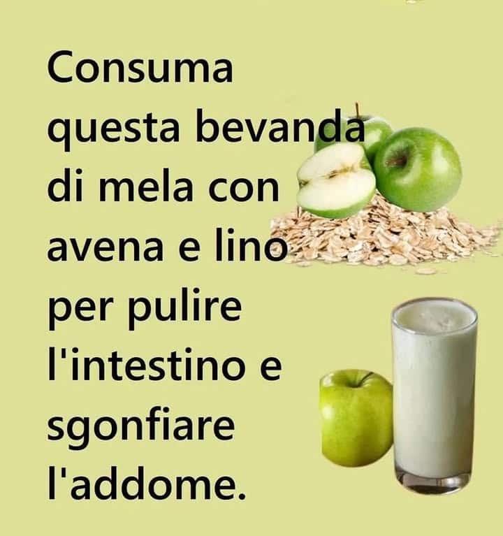 Bevanda di mela salutare