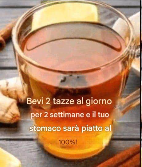 Bevanda dimagrante per pancia piatta