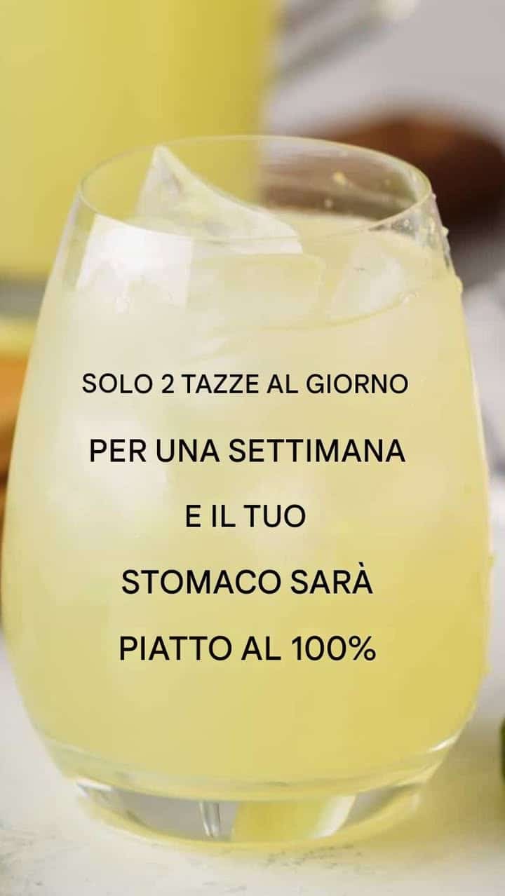Bevanda per un ventre piatto