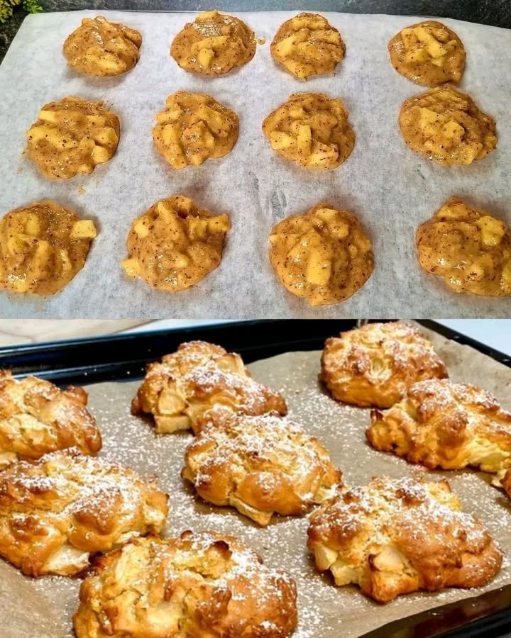 Biscotti alle mele veloci