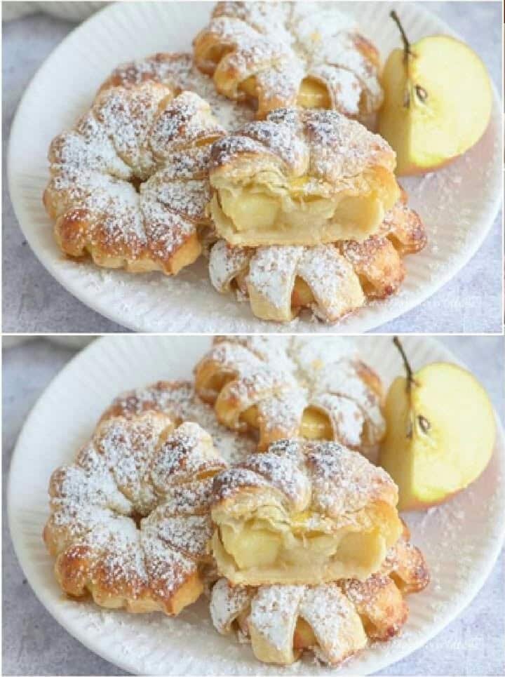 Biscotti con mela e uovo