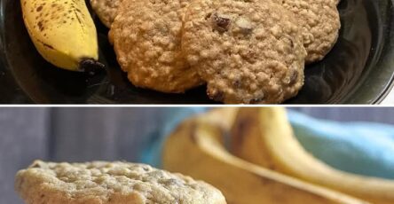 Biscotti di avena banana