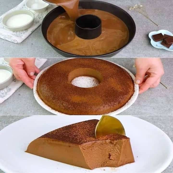 Budino al cioccolato semplice