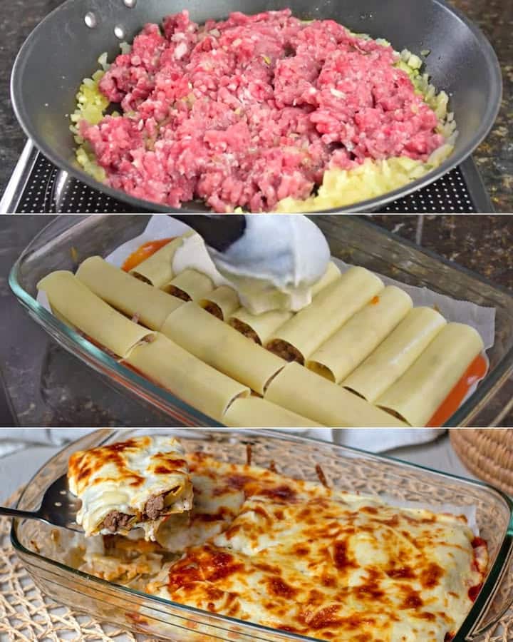 Cannelloni ripieni di carne