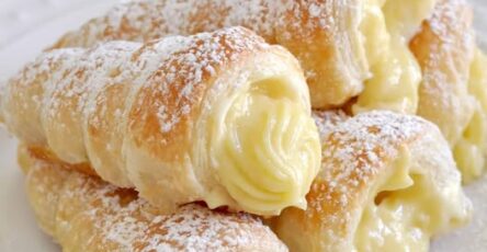 Cannoncini con crema italiana