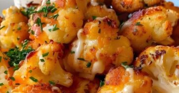 Cavolfiore croccante al formaggio