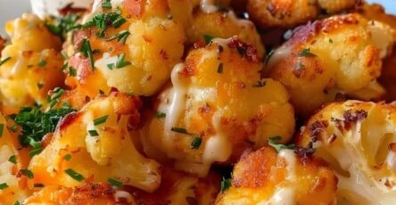Cavolfiore croccante al formaggio