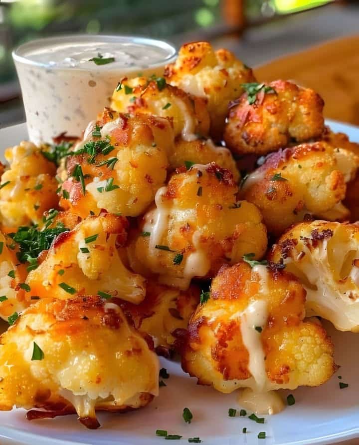 Cavolfiore croccante al formaggio