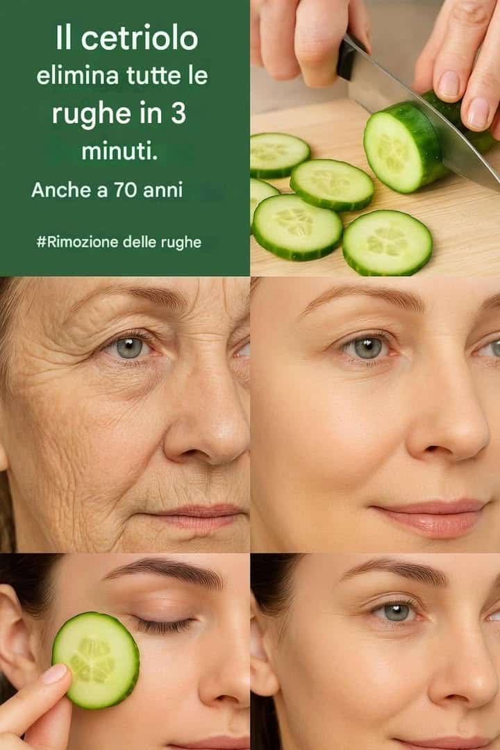 Cetriolo anti-invecchiamento