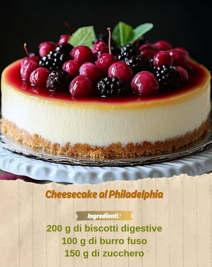 Cheesecake al Philadelphia