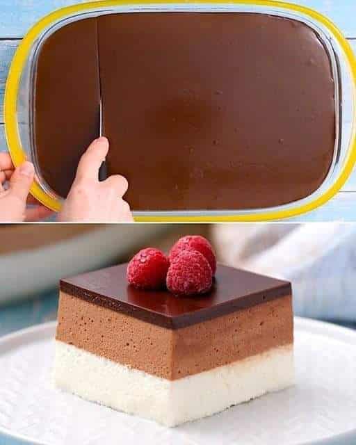 Cheesecake al triplo cioccolato