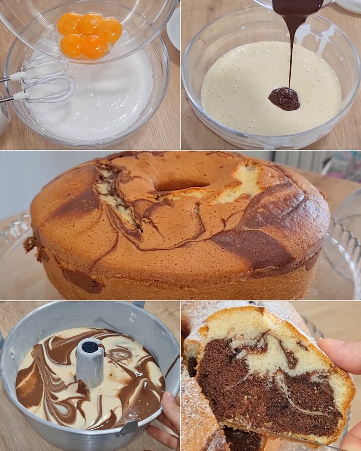Ciambellone marmorizzato semplice