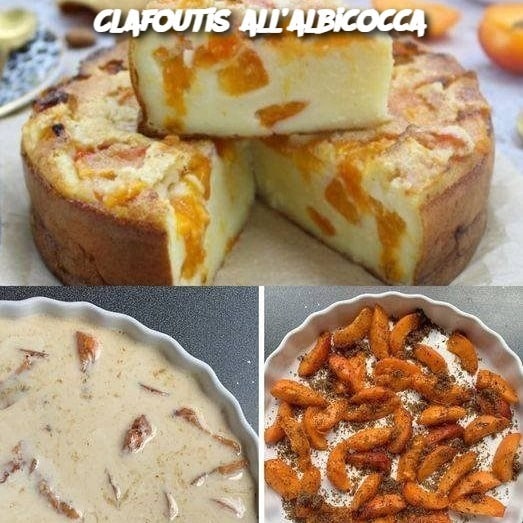 Clafoutis albicocca dolce
