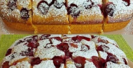 Crostata di ciliegie kefir