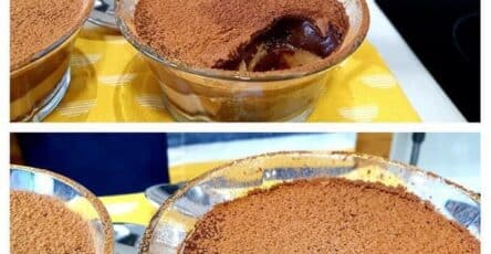 Dessert cioccolato caramello freddo