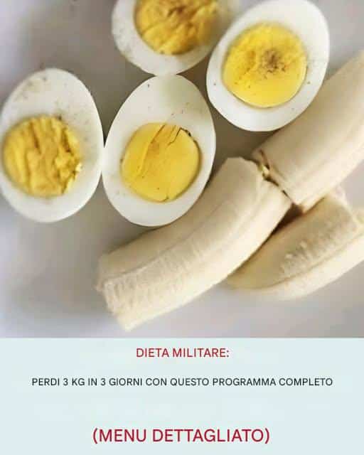 Dieta militare rapida