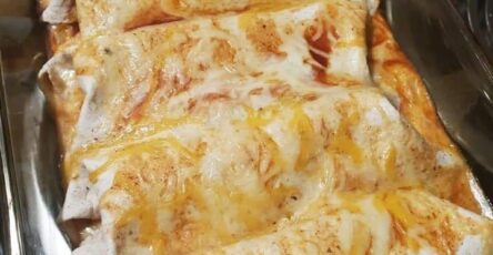 Enchiladas pollo bianco