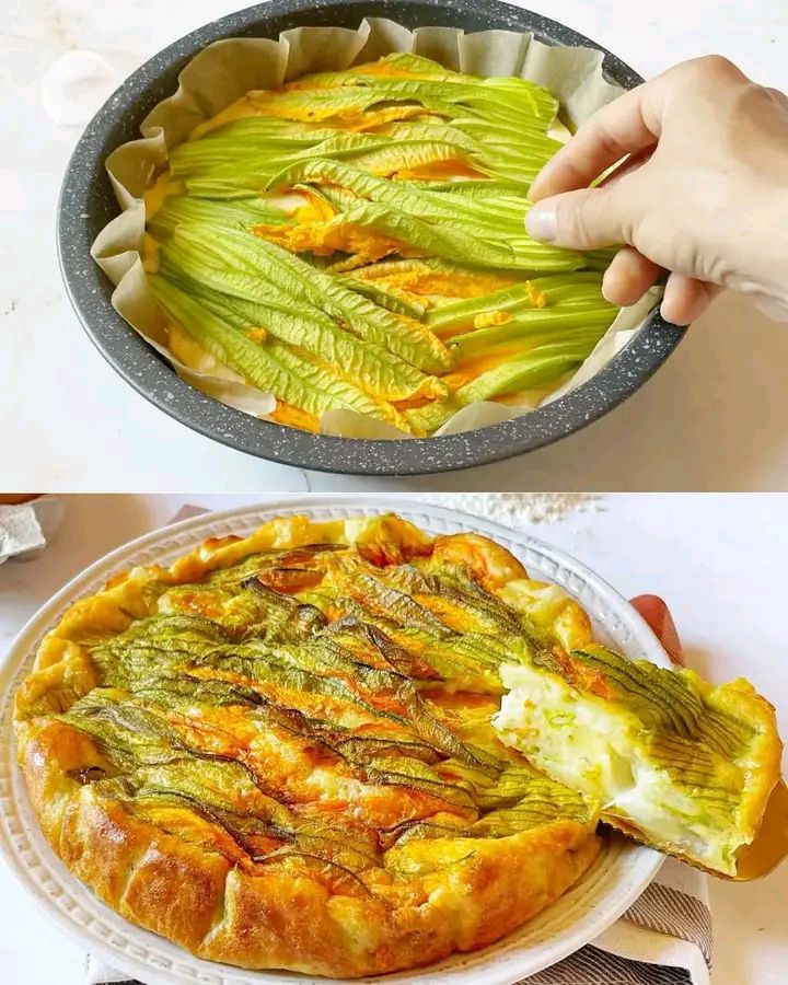 Fiori di zucca tortino