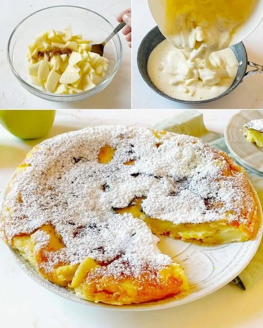 Frittata di mele facile