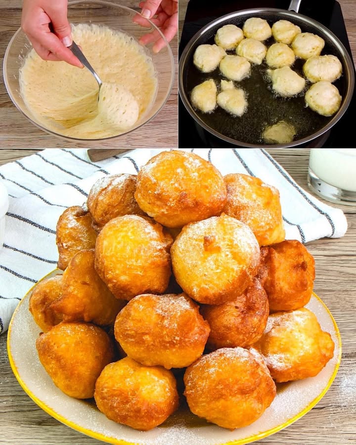 Frittelle soffici al cucchiaio