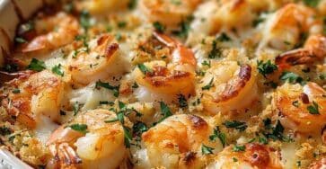 Gamberetti ripieni al forno