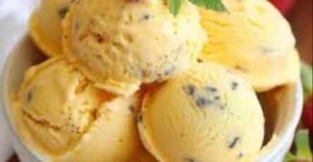 Gelato alla crema uvetta