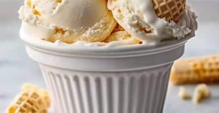 Gelato alla vaniglia cremoso