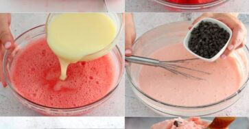Gelato estivo all'anguria