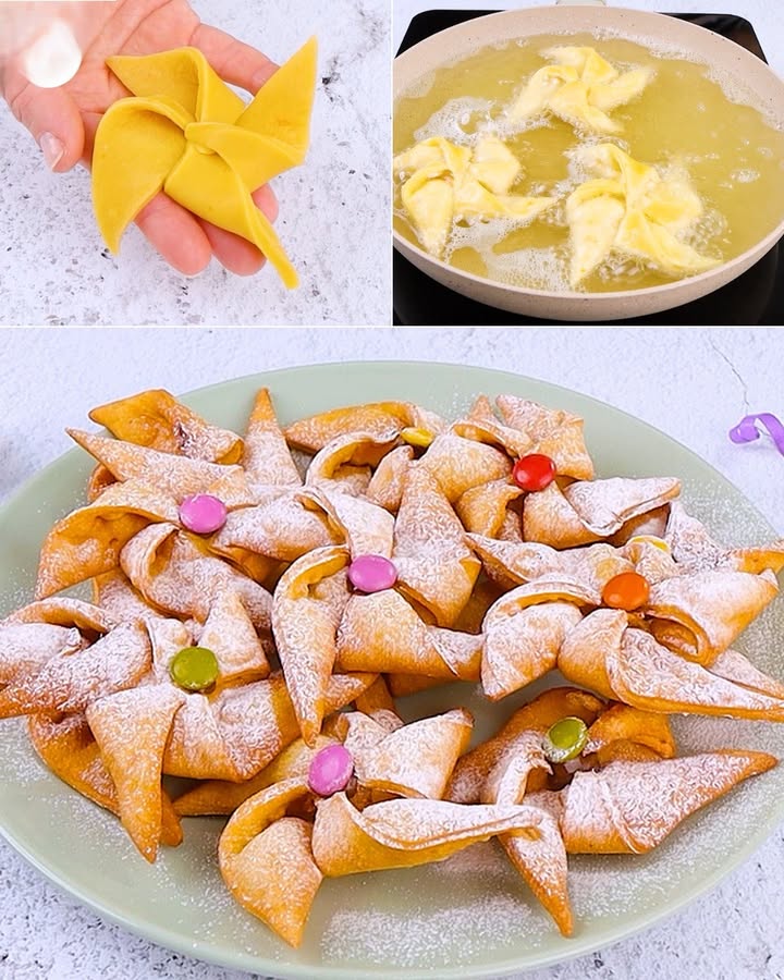 Girandole dolci di Carnevale