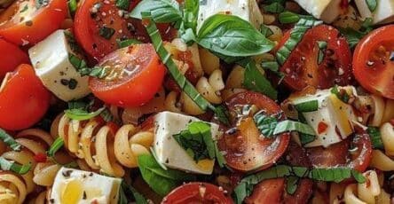 Insalata di pasta caprese