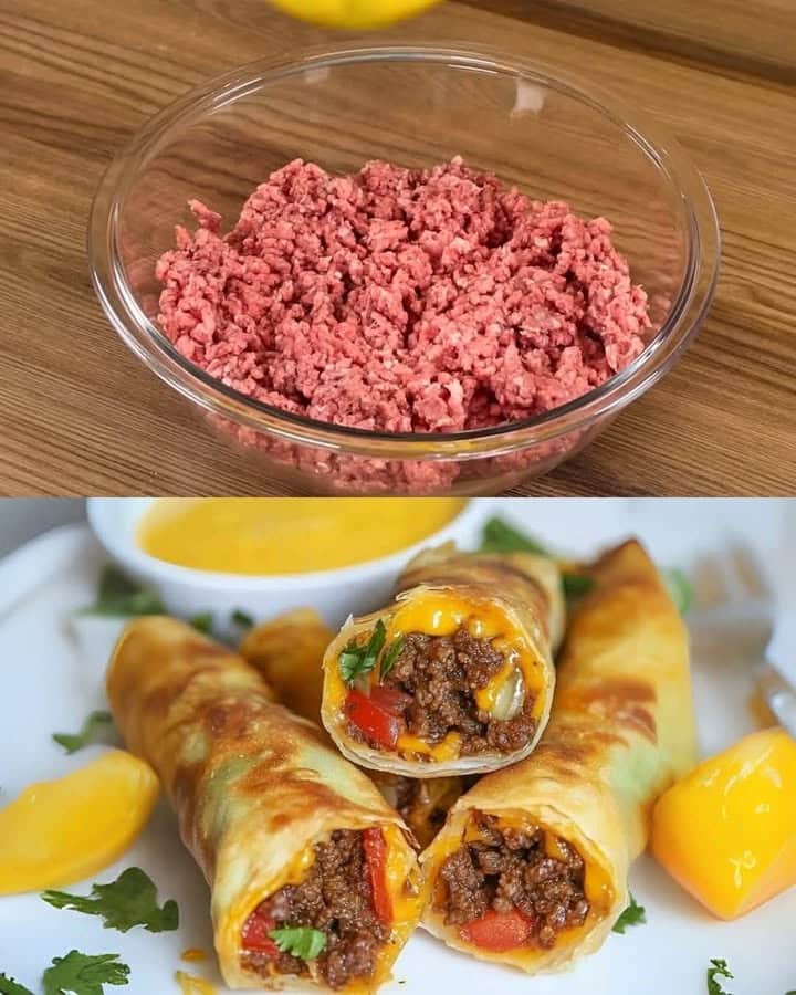 Involtini primavera nachos