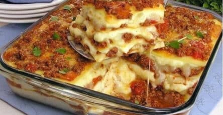 Lasagne al forno carne