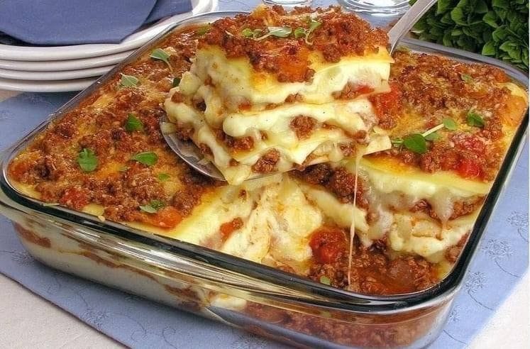Lasagne al forno carne