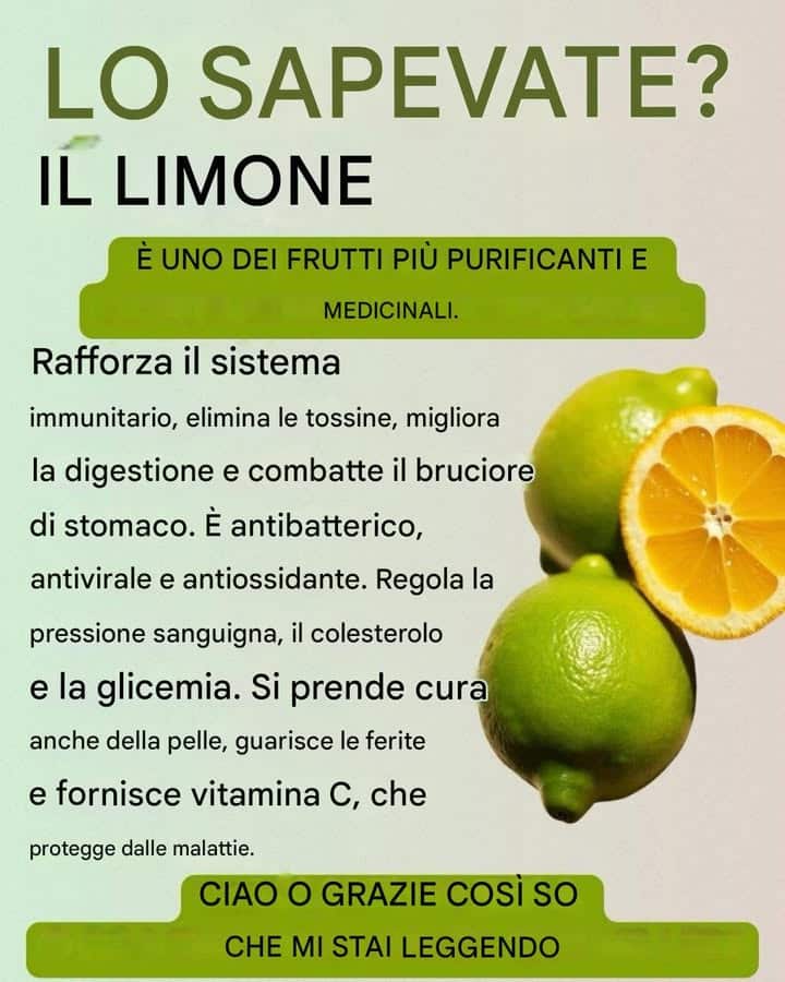 Limone depurativo medicinali