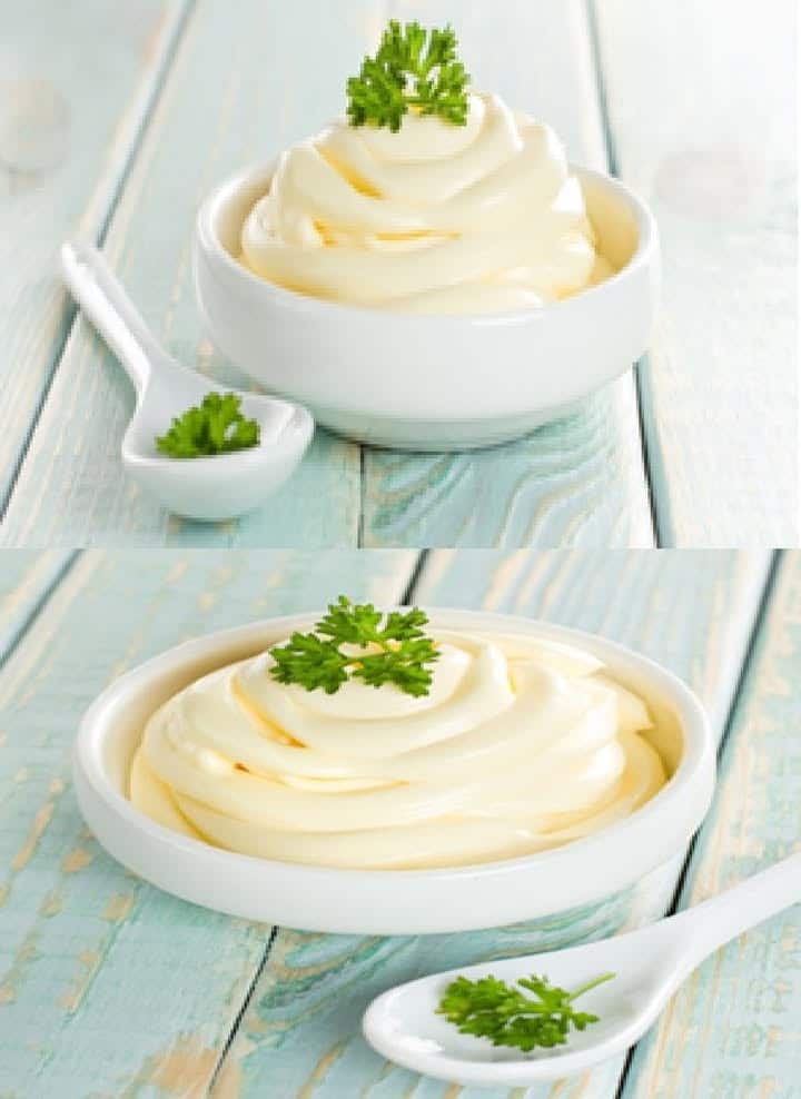 Maionese con yogurt greco