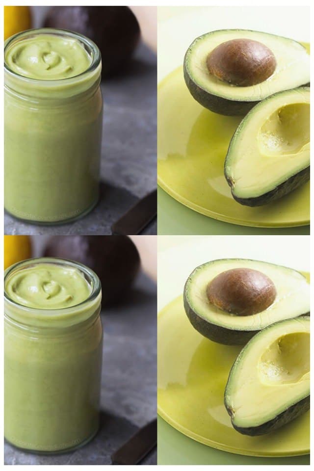 Maionese vegana all'avocado
