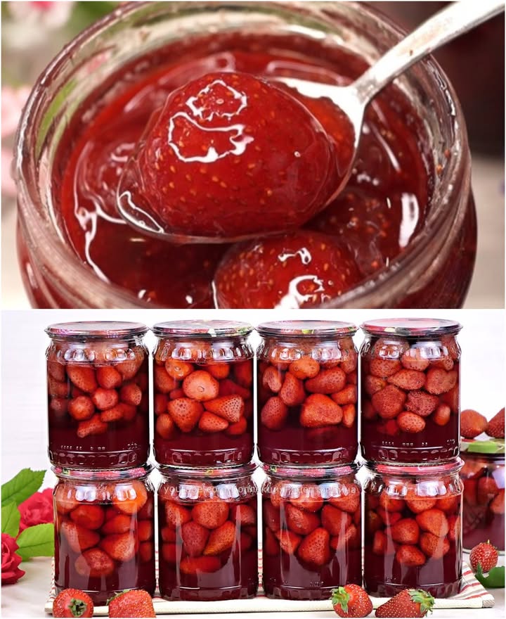 Marmellata di fragole semplice