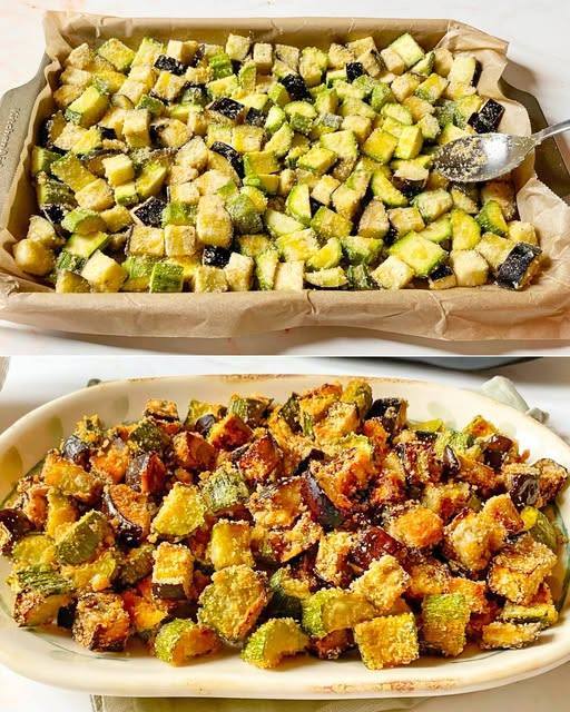 Melanzane e zucchine al forno