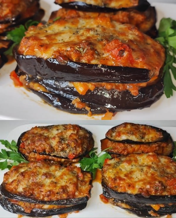 Melanzane ripiene di carne