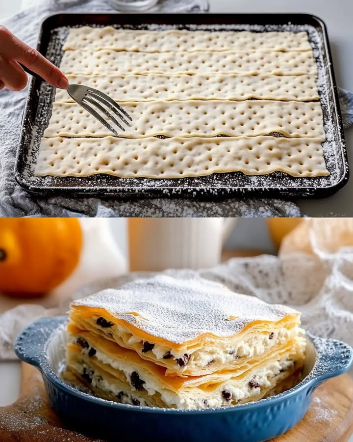 Millefoglie alla ricotta