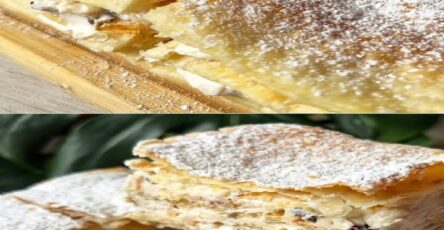 Millefoglie di ricotta dolce