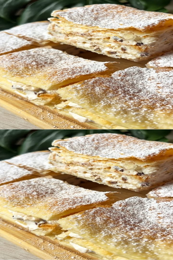 Millefoglie di ricotta dolce