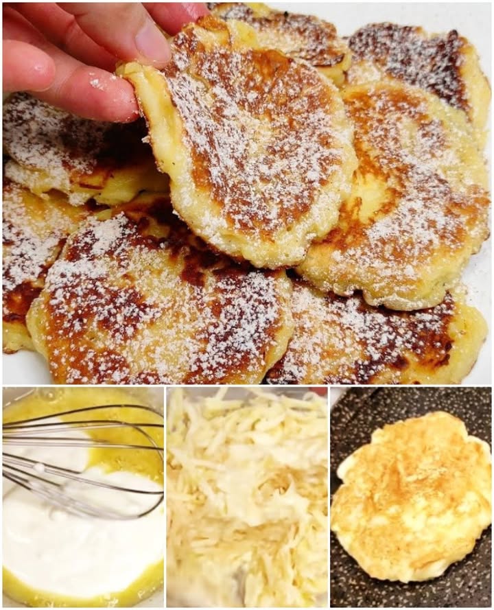 Mini pancake di mele