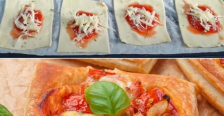 Mini pizza di pasta sfoglia