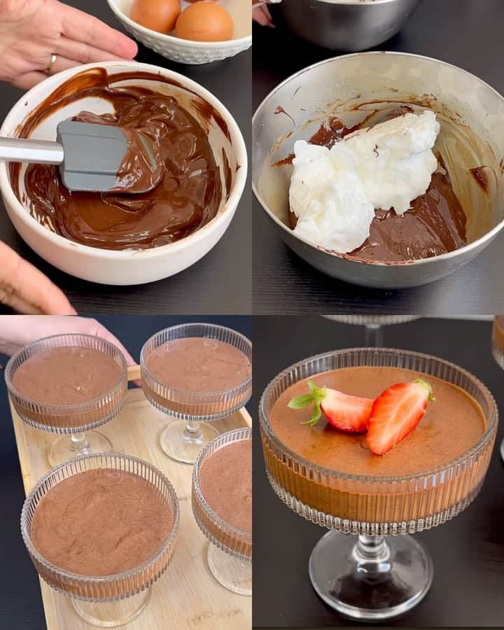 Mousse al cioccolato facile