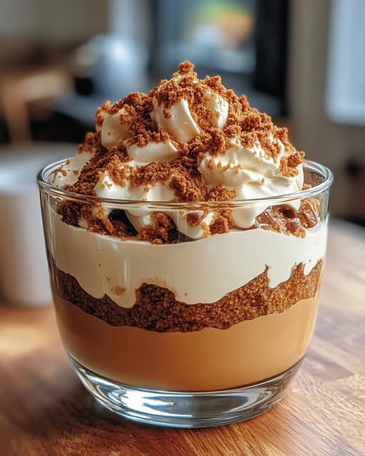 Mousse croccante di speculoos