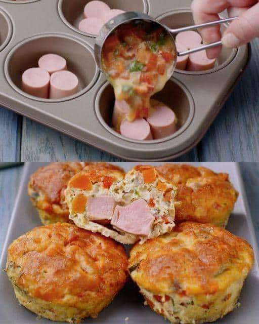 Muffin uova salsiccia ricetta